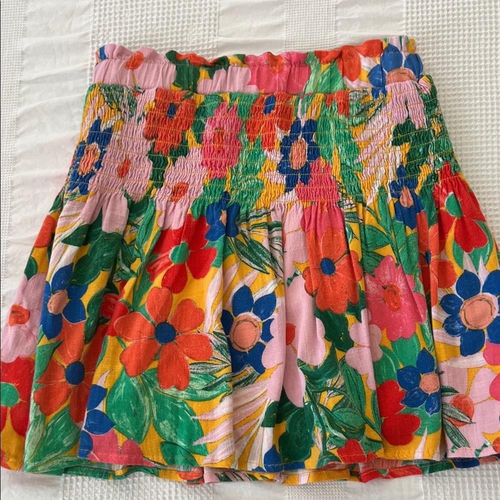 GB girls Floral Multicolor Skirt